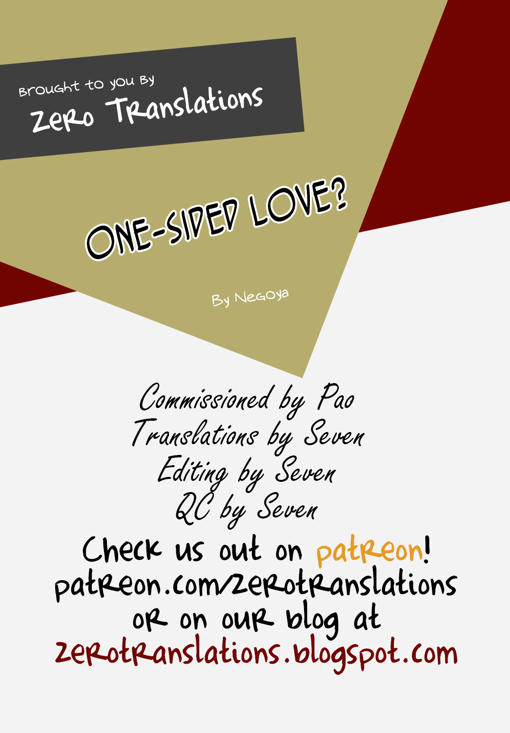 [Harugumo. (Negoya)] One-sided Love? (Pokemon) [English] [Zero Translations] 