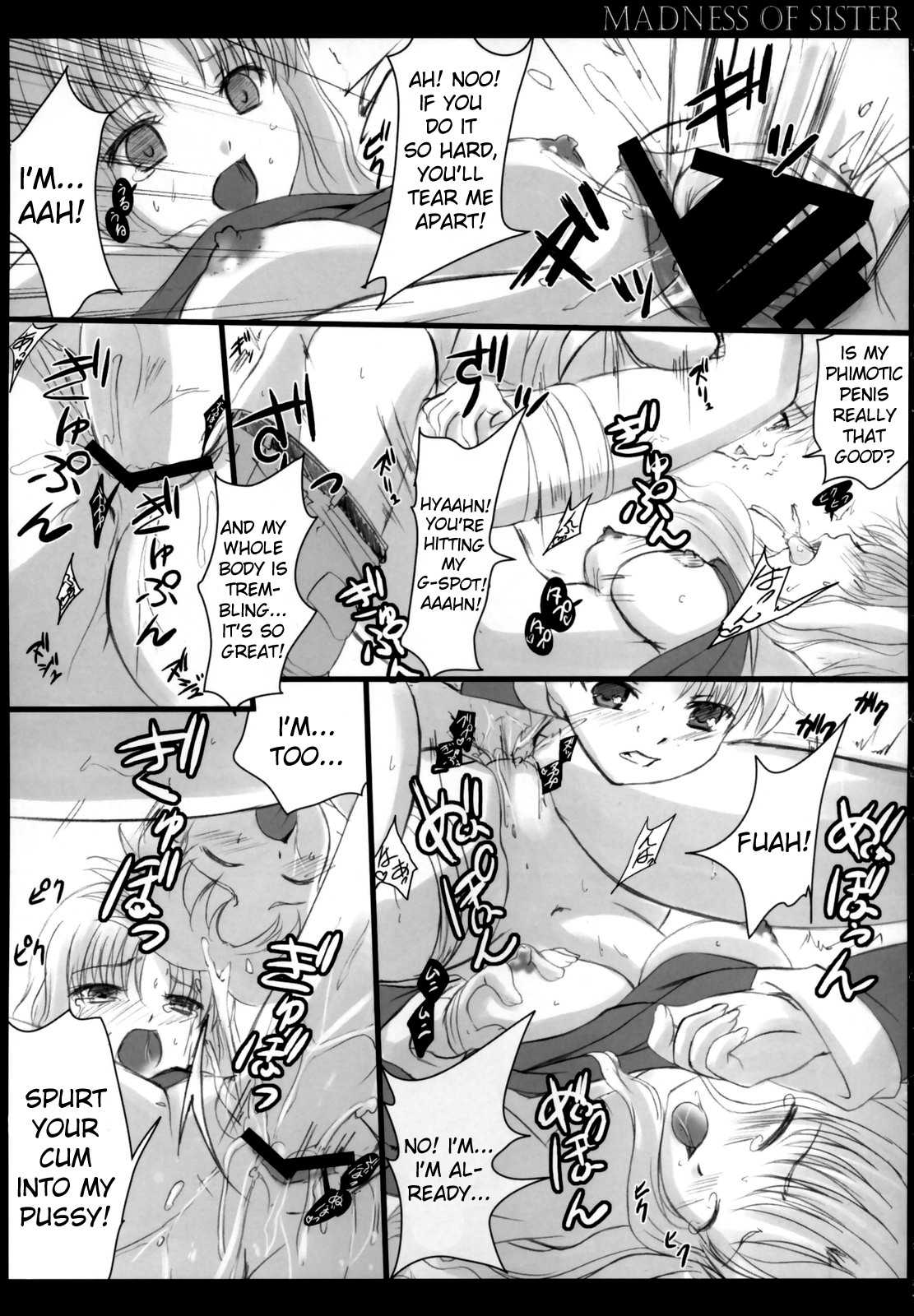 (Comic Castle 2006 Haru) [Tamaranchi (Shinbo Tamaran, Q-Gaku)] Madness of sister (Fate / hollow ataraxia) (English) [Usual Translations] (Cキャッスル2006春) [たまらんち (神保玉蘭、Q-Gaku)] Madness of sister (Fate / hollow ataraxia)