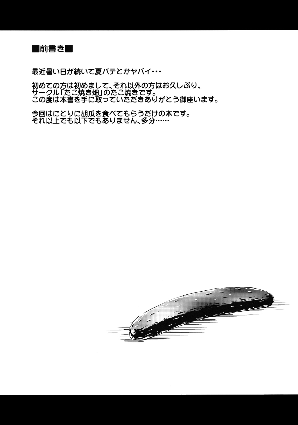 (C82) [Takoyaki-batake (Takoyaki)] Cucumber Sommelier (Touhou Project) [English] =LWB= (C82) [たこ焼き畑 (たこ焼き)] きゅうりソムリエ (東方Project) [英語] =LWB=