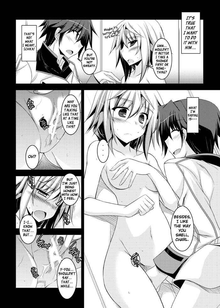 [ELHEART'S (息吹ポン)] A Story About What Ichika, One of the Most Dense Oaf Ever, and Charl did in the Fitting Room (Infinite Stratos) (INCOMPLETE) 