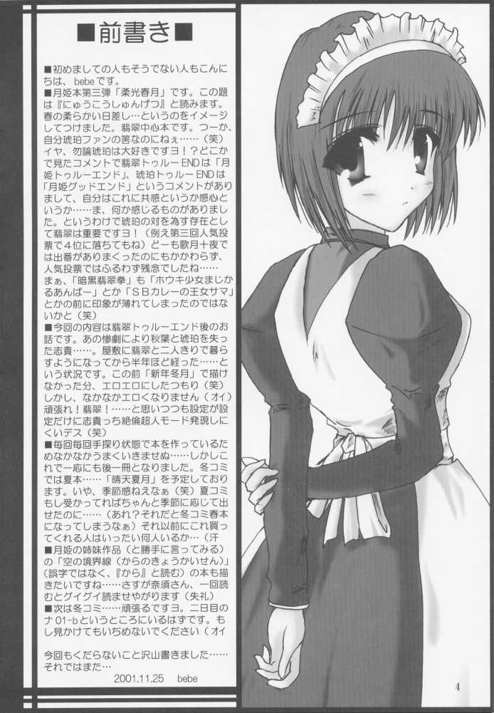 [A&#039; (bebe)] Juuharu Shungetsu (Tsukihime) [A&#039; (bebe)] 柔光春月 (月姫)