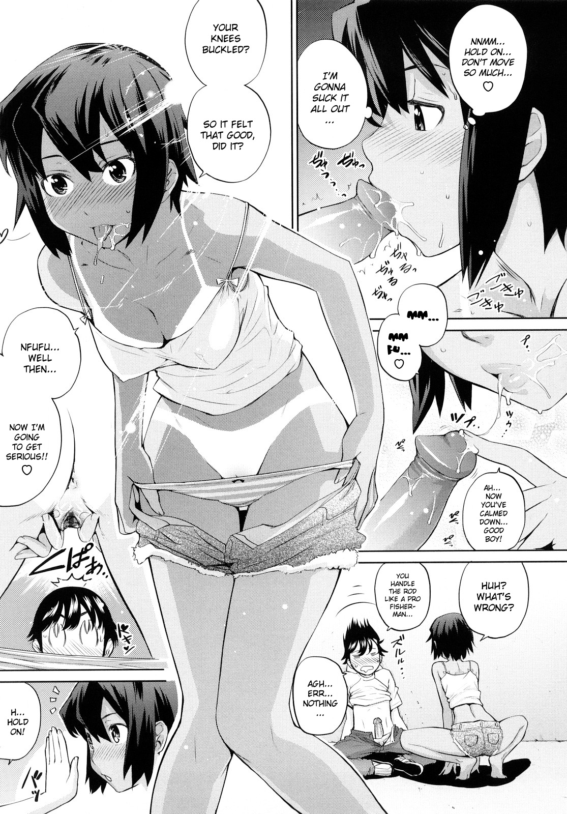 [Teri Terio] Uminchu ch.4 -Umi de Ae tara (If we could meet by the sea)- [ENG] (tank scans) [てりてりお]  うみんチュッ ♡