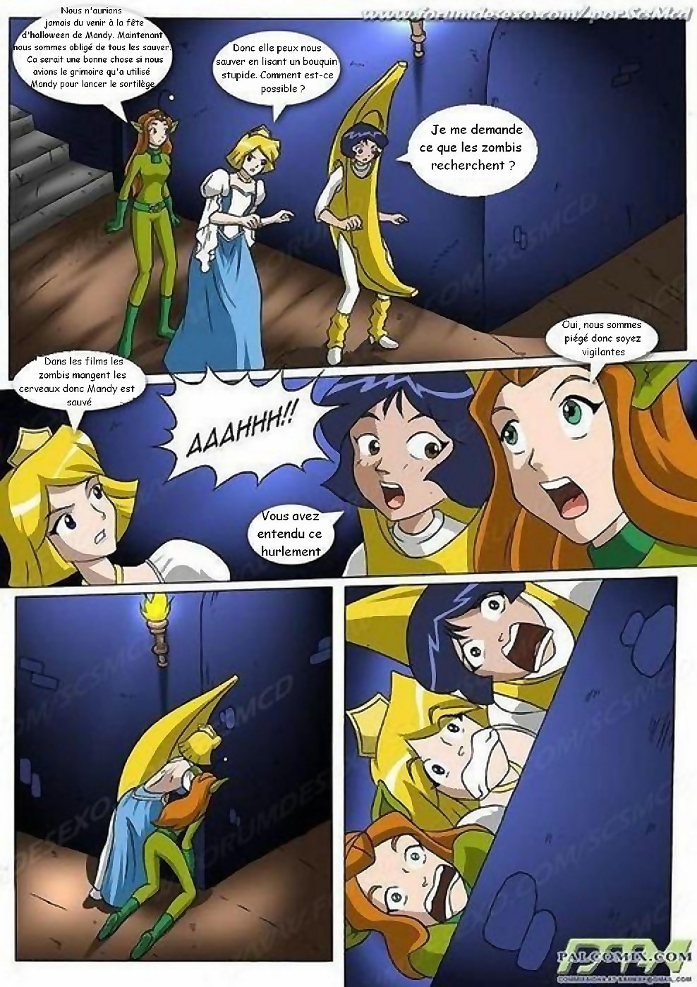 [Palcomix] Zombies Are, Like, So Well Hung! (Totally Spies) [French] 